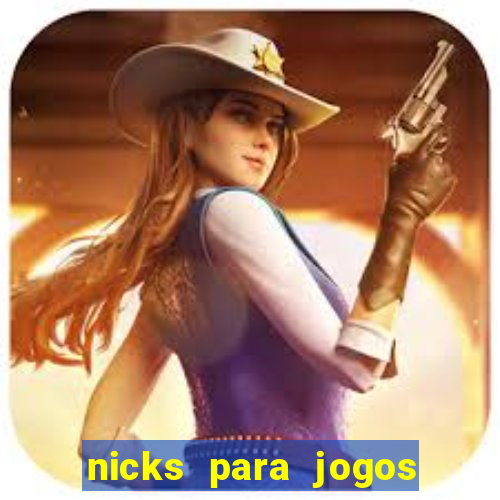 nicks para jogos de tiro